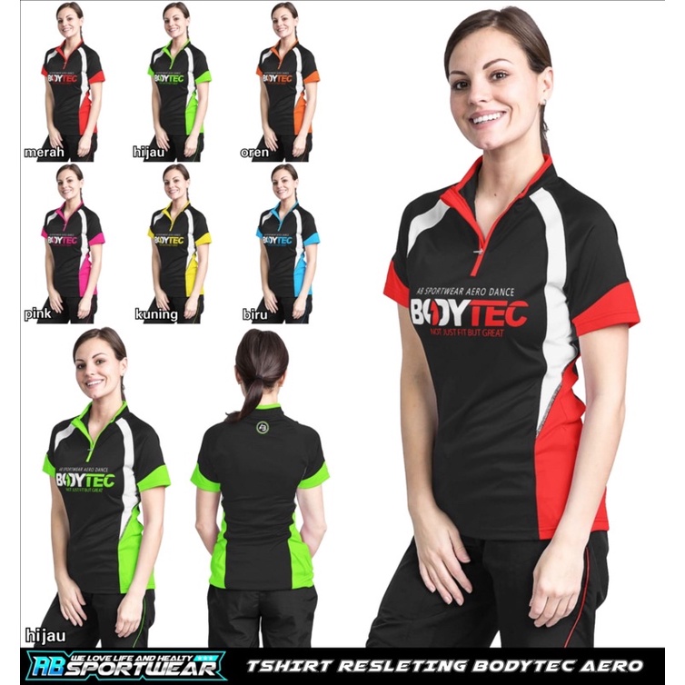 Tshirt Resleting Bodytec Aero AB Sportwear
