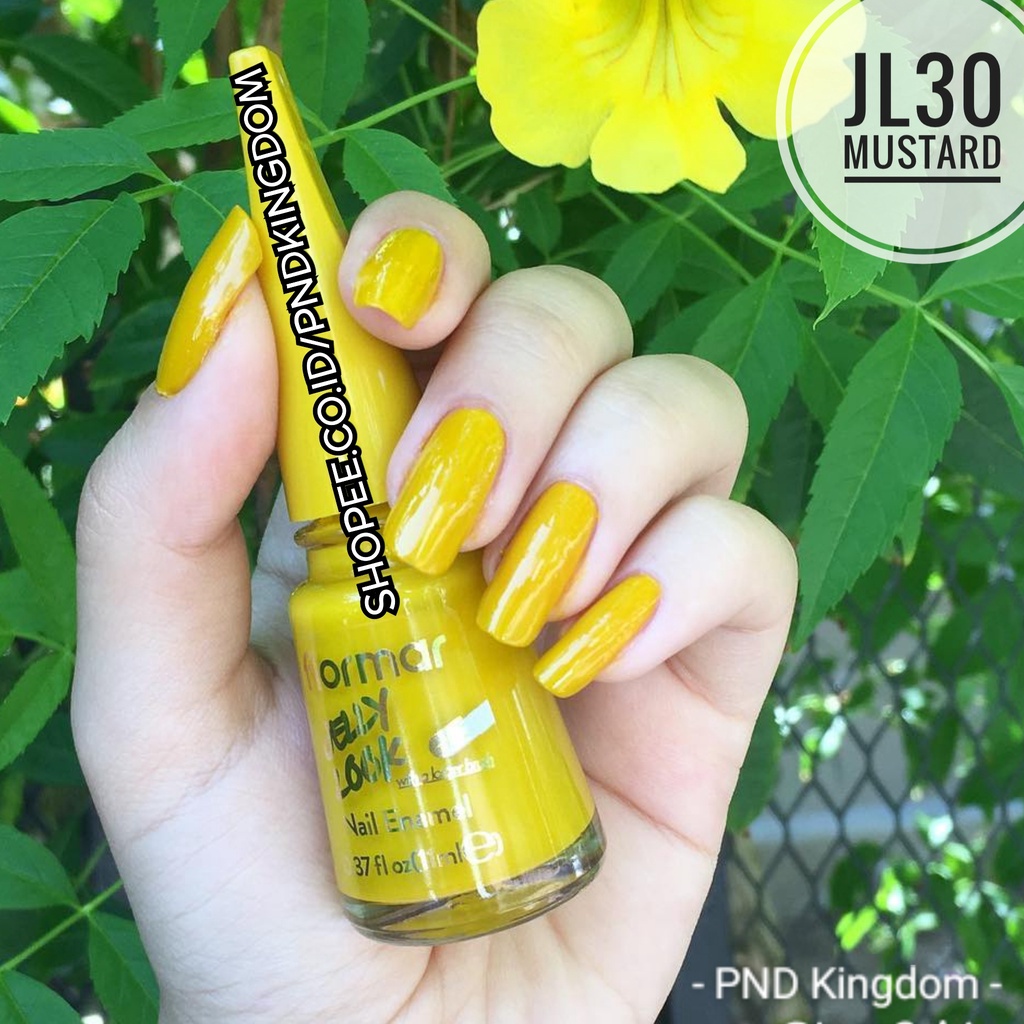 [ JL30 MUSTARD ] Kutek FLORMAR Kutek Halal Cat Kuku Kuning Kunyit Non Peel Off Nail Polish