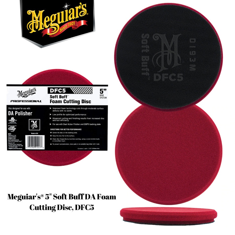 Meguiars - Meguiars Soft Buff DA 5 Foam Polishing DFC5