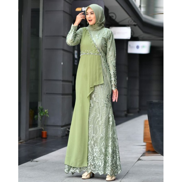 GAMIS DUYUNG RAISYA // KEBAYA TERBARU //GAMIS WISUDA//GAMIS BROKAT//SERAGAMAN PESTA