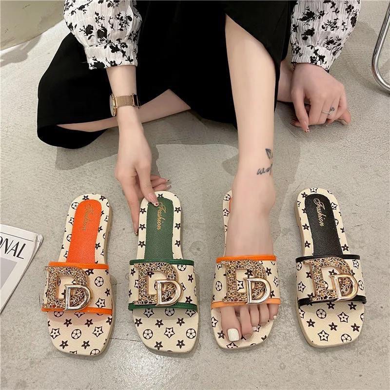 SA007 SANDAL FASHION WANITA WEDGES WANITA SLIP ON WANITA