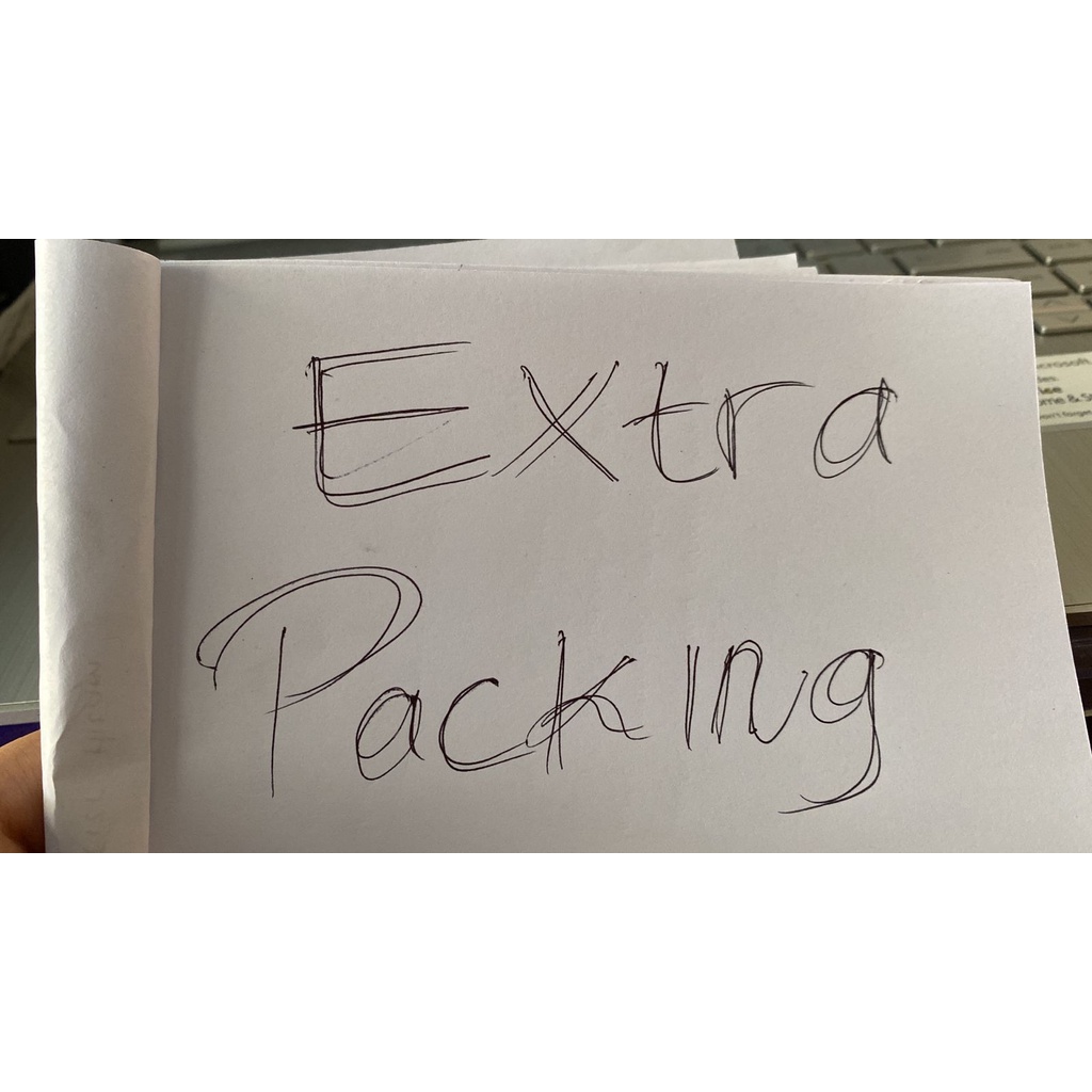 

extra packing