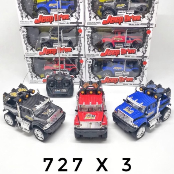 

Unik RC Police Jeep Driver Mainan Mobil Remote Control MURAH - Hitam Limited