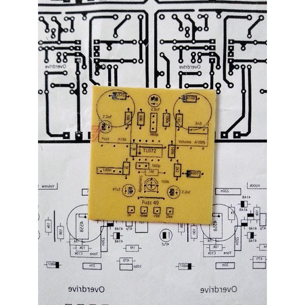 PCB EFEK GITAR FUZZ 49