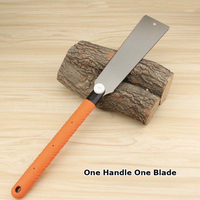 IKURA Gergaji Jepang Ryoba Double Edge 2 sisi Tajam Saw Rip Cut Cross