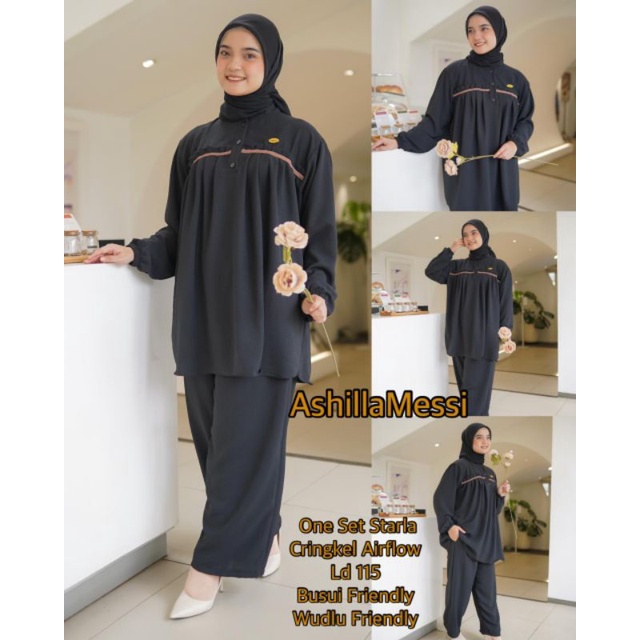 [Join Resellers] setelan celana wanita jumbo/starla ORI ashilla messi