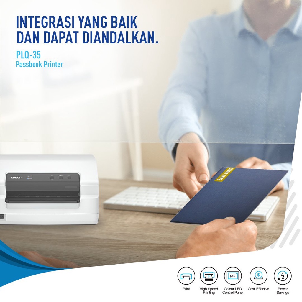 Printer EPSON Dotmatrix Passbook PLQ-35 PLQ35 PLQ 35 penganti PLQ30