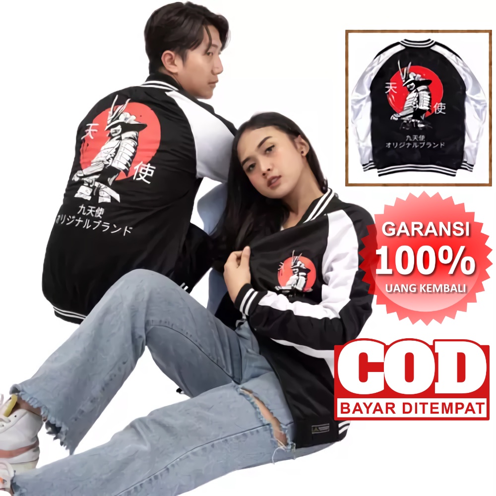 Promo COD Jaket Pria Wanita Kapel/Couple Pasangan Pria Wanita Sukajan Bomber Pria Wanita Terbaru Dan Terlaris