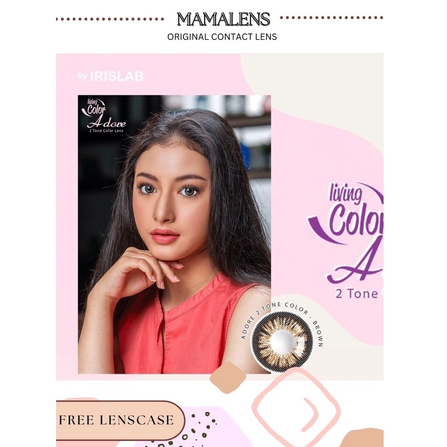 SOFTLENS LIVING COLOR ADORE - NORMAL | FREE LENSCASE - MAMALENS