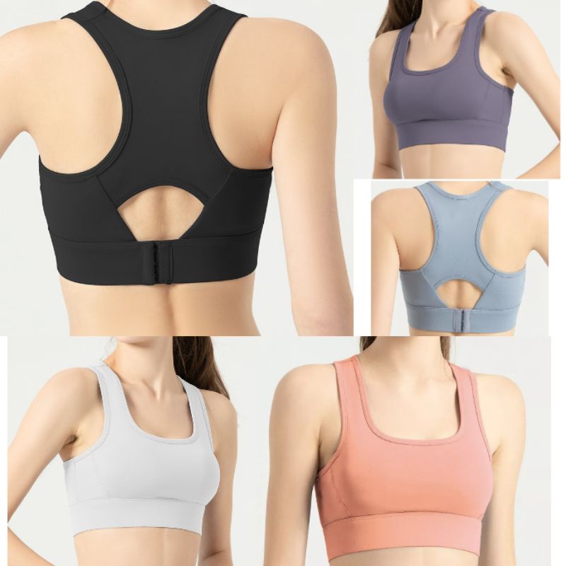 Kinarastorez - Bra sport kait belakang olahraga atasan senam gym fitness wanita 636