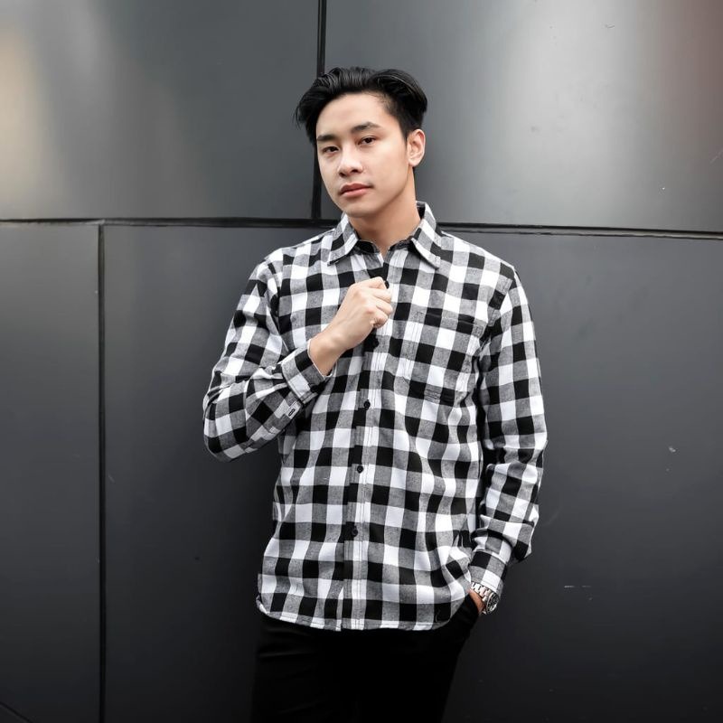 Kemeja Pria Lengan Panjang Flanel /Flanel Pria/Flanel Panjang/Flanel Kemeja/Kemeja Panjang/Flanel Woll/Kemeja Men/Flanel Men Coolboys