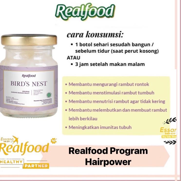 

Semuanya baru--Realfood Hair Power ( Satuan ) Minuman Sarang Burung Walet Bersertifikat