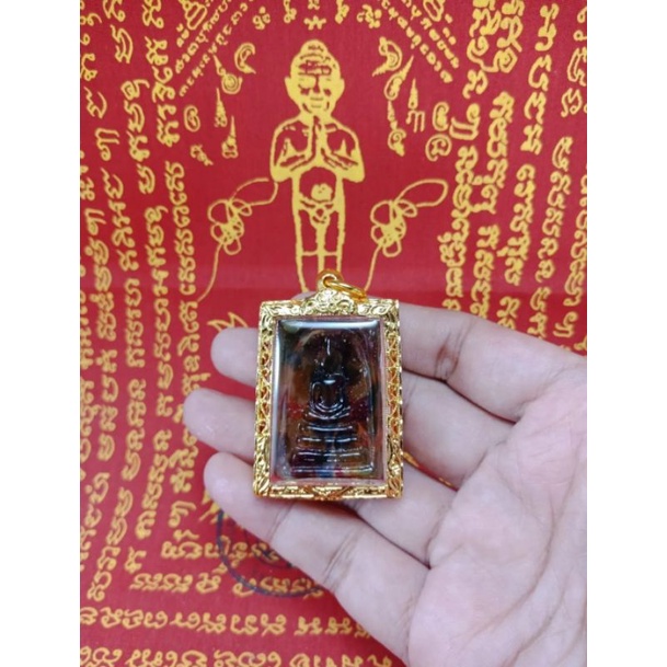 LEKLAI KAEW PHRA SOMDEJ NATURAL LP SOMPORN BLESSED THAI PENDANT