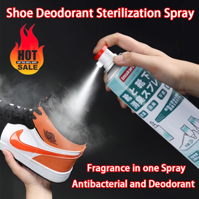 Parfume Spray Penghilang Bau Sepatu Anti Bakteri Parfum Sepatu Deodoran Kaus Kaki Sepatu