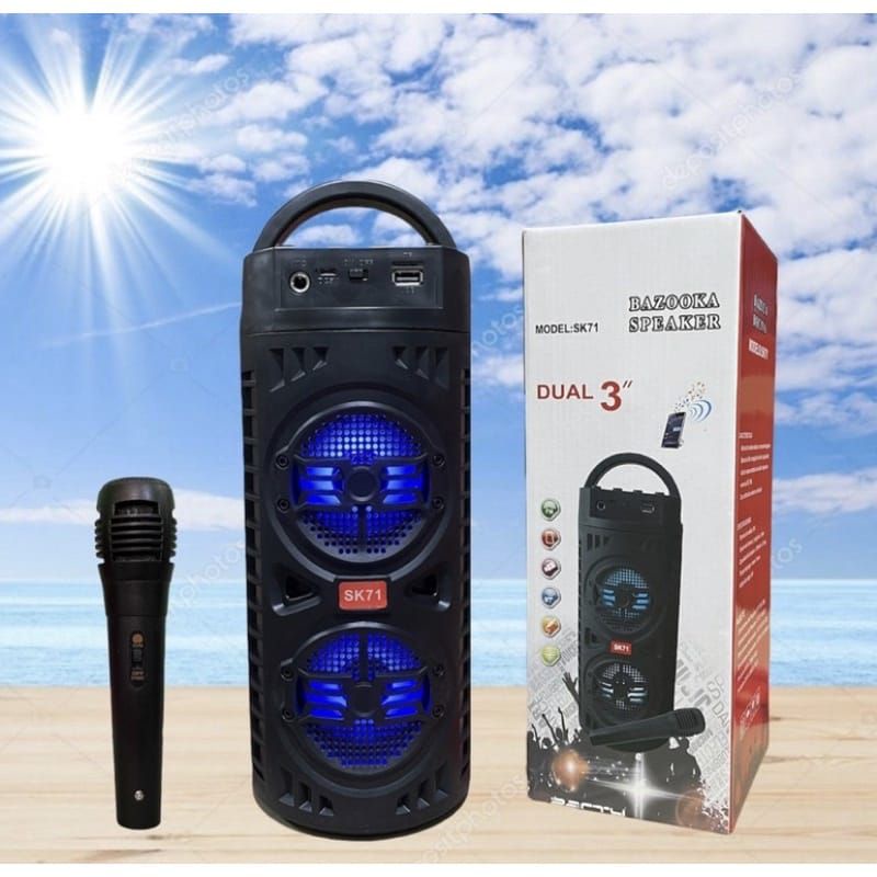 Speaker Portable Bluetooth + Mic SK71