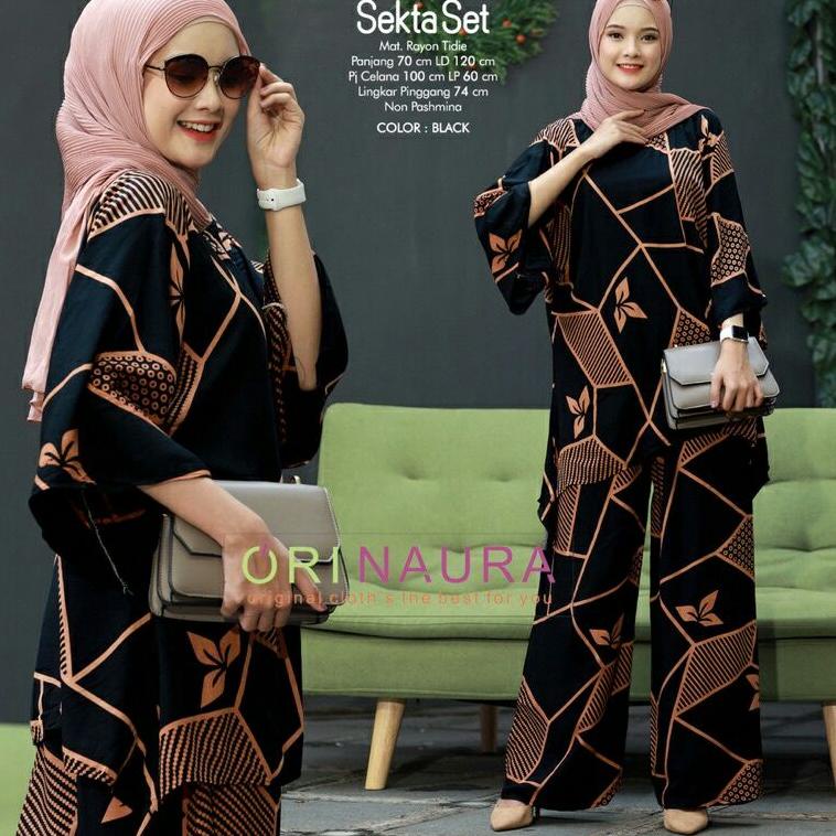 Daster Arab Setelan Sekta Set CP Waka Tie Dye Warna Rayon Halus/Tie Dye Set/Setelan Wanita/One Set [