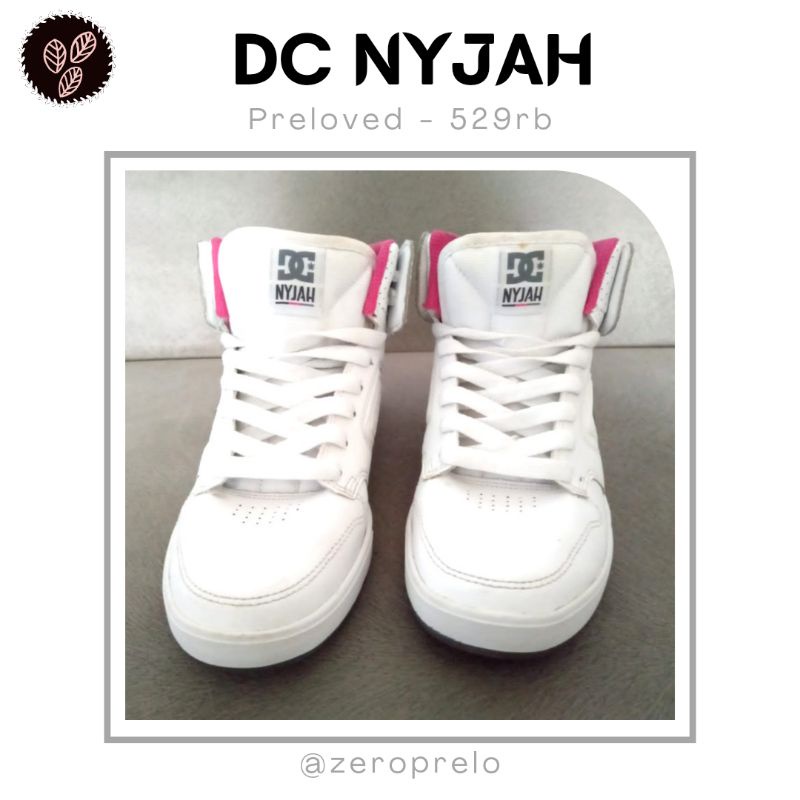 [PRELOVED] PM0096 - DC NYJAH High Shoes Sneakers Original size 38