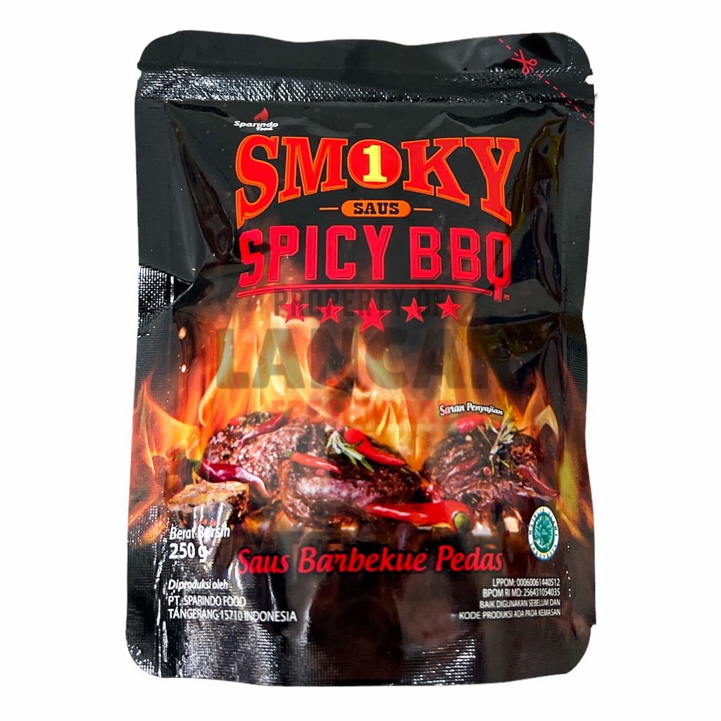 SMOKY SAUS SPICY BBQ 250GR