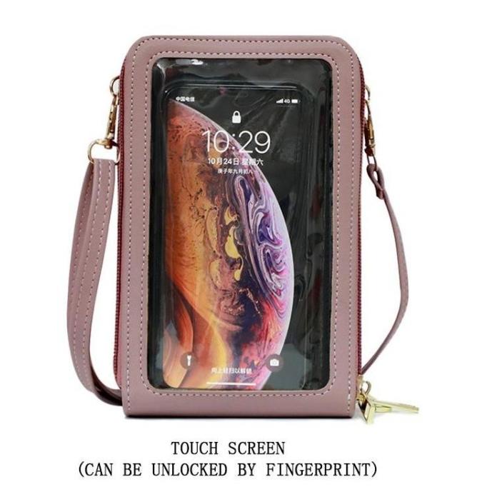 [Asli] Tas Selempang Kulit Wanita Dompet Hp