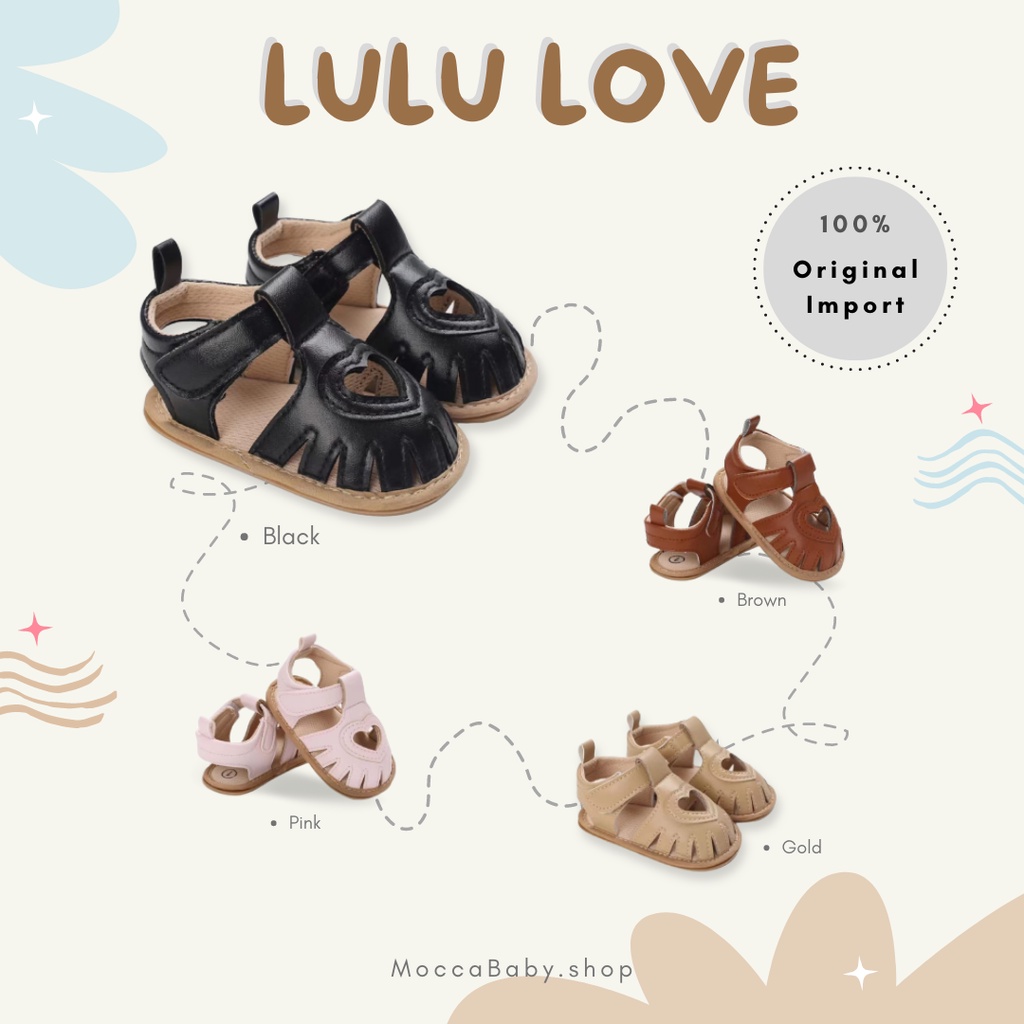 MBSS - PREWALKER Sepatu Anak Bayi Baby  Shoes Sandal Casual Socks Anti Slip Bahan Import / LULU LOVE