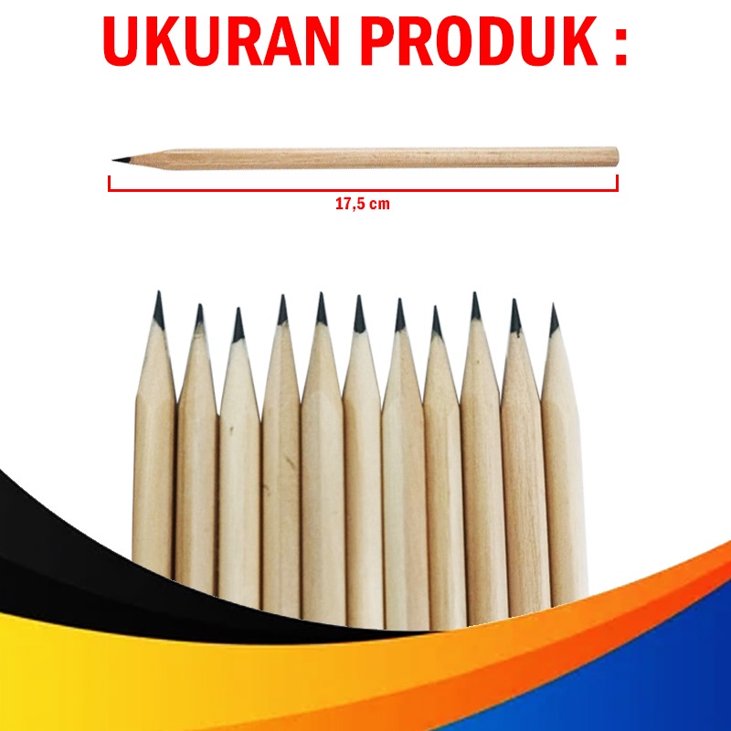 

Pensil Hotel Murah Kayu Segitiga Serut Isi 100 Pcs
