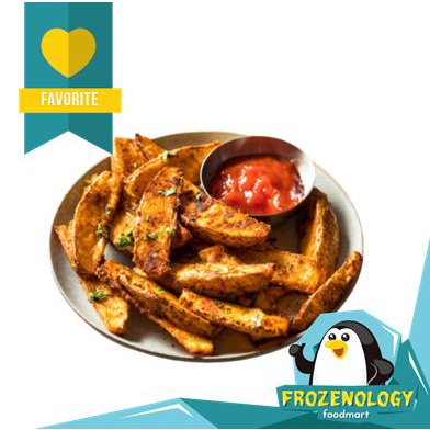 

Ssl09 Kentang Goreng Crispy Potato Wedges Cut Spicy Seasoning Premium Tasty