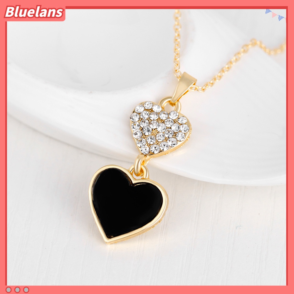 4pcs / Set Perhiasan Kalung Anting Cincin Gelang Aksen Berlian Imitasi Untuk Pengantin