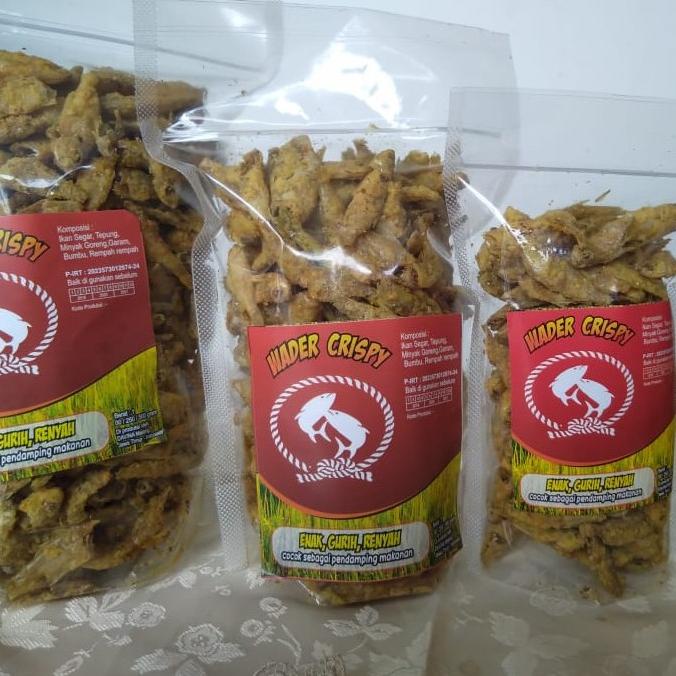 

EXCLUSIVE!Wader crispy Davinna. Baby fish crispy keripik ikan ukuran 500 gram|SQ1