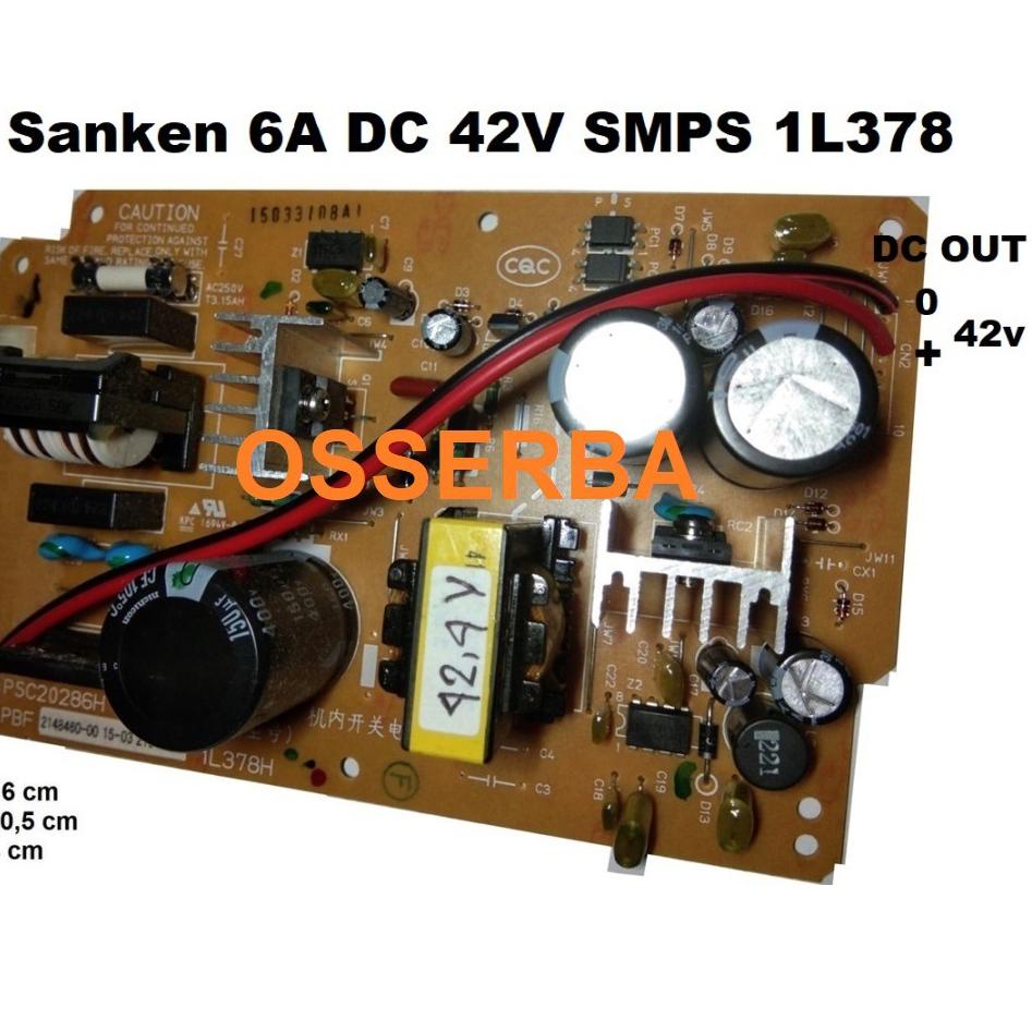 ✨10.10✨ COD Sanken SMPS AC 220v to DC 24v 42V 6A  Switching Power Supply CT & Non CT Psu 1L378 gas 
