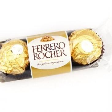 Stock ready--[HALAL] Ferrero Rocher isi 3 pc Chocolate / Coklat Ferero Rocher