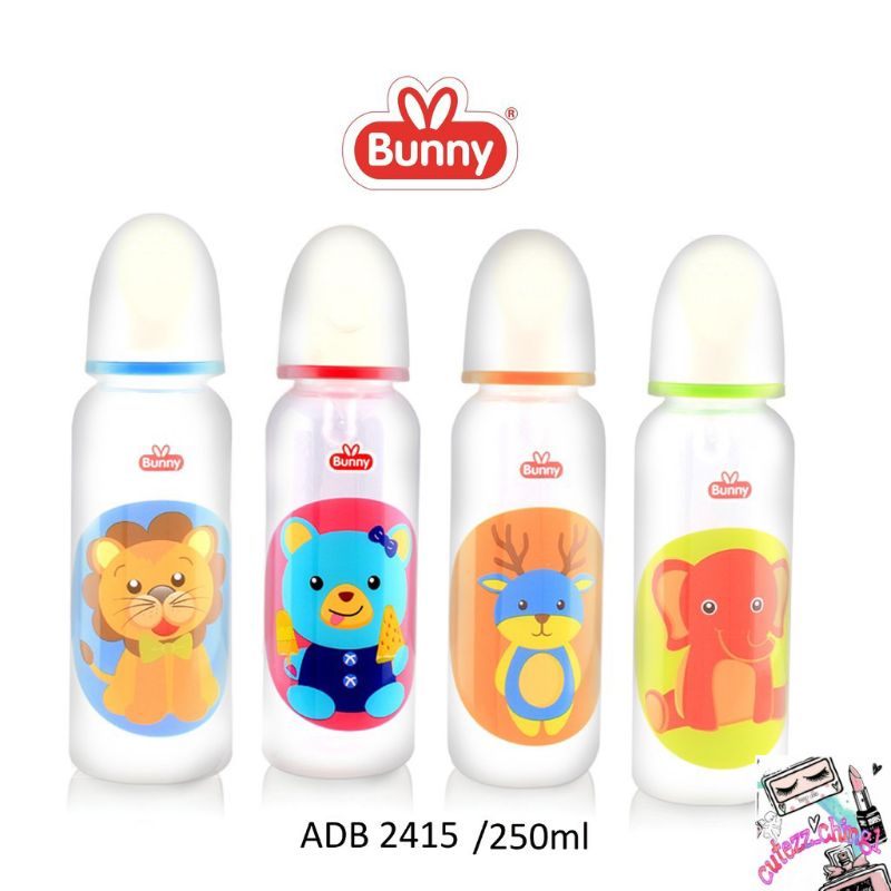 ☃Cutezz_Ching1☃Lusty Bunny Botol Susu Bayi Dot Gepeng Regular | 60ml | 125ml | 250ml