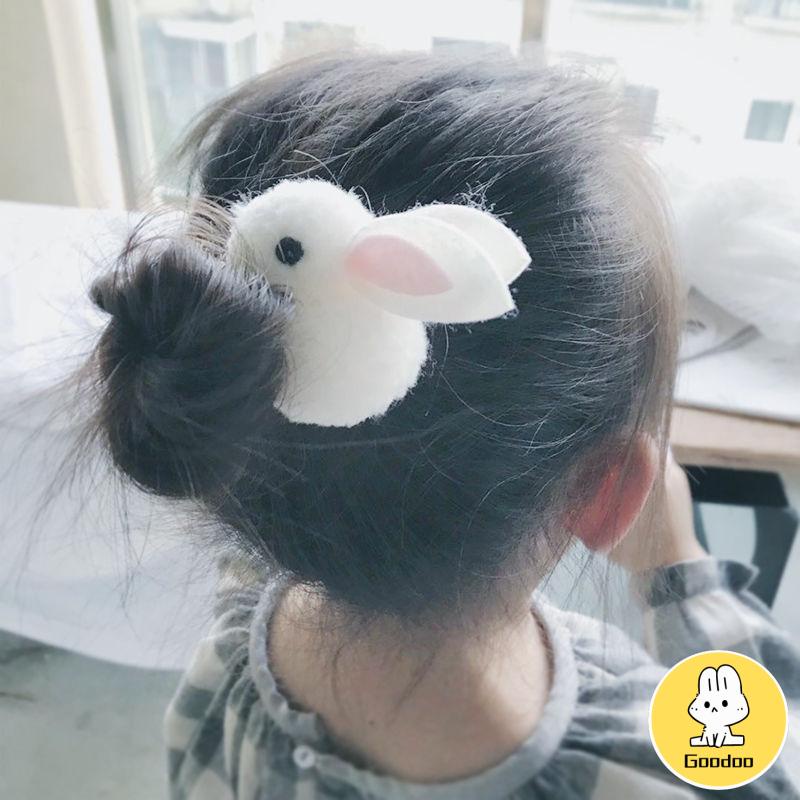 Jepit Rambut Bentuk Kelinci Bahan Karet Gaya Korea Untuk Anak Perempuan S -Doo