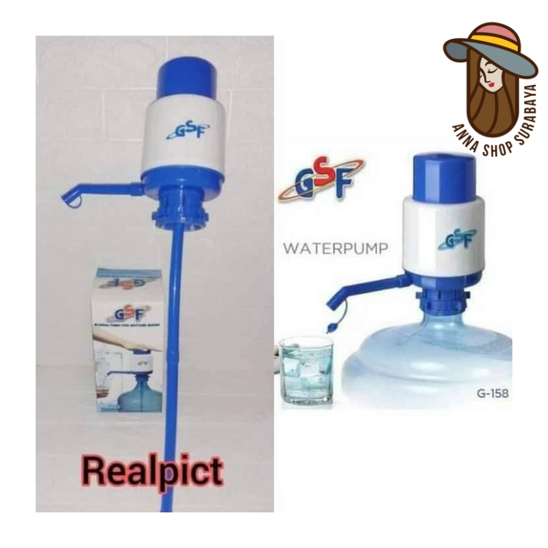 Pompa Air Galon Manual - Water Pump Warna Biru