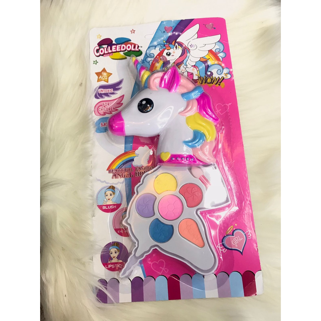 MAINAN ANAK PEREMPUAN MAKE UP KARAKTER KUDA PONI / MAKEUP SET UNICORN