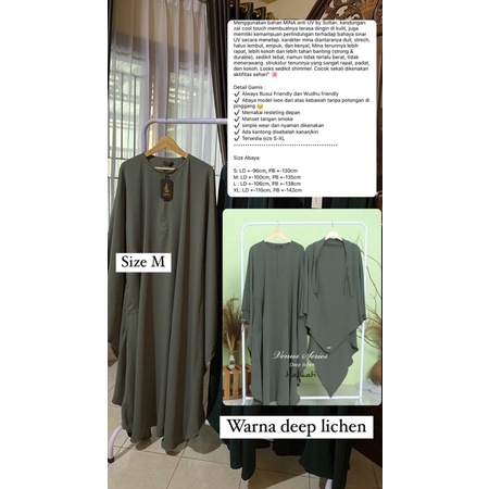 New With Hangtag Abaya Venus by Halwah Deep Lichen Mina by Sultan