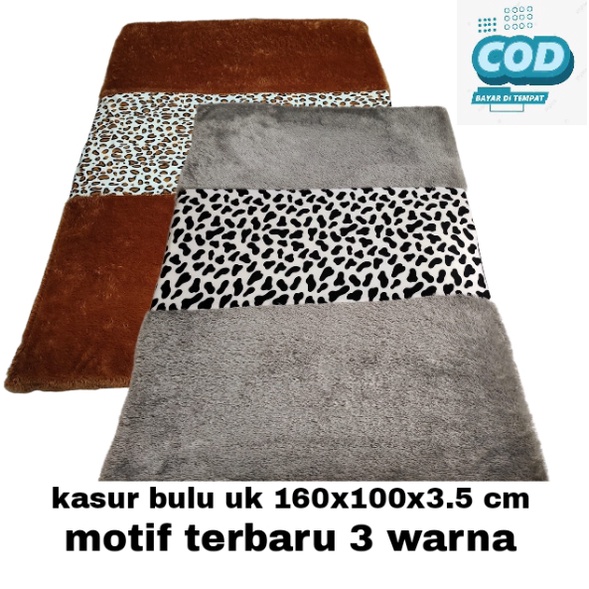 KARPET BULU RASFUR PREMIUM TEBAL 3,5CM (160 X 100) LEBIH PANJANG & TEBAL/KARPET BULU MOTIF