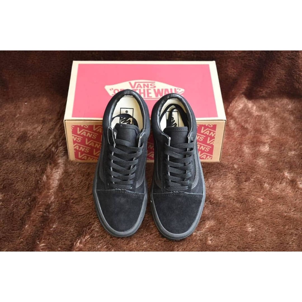 SEPATU VANS OLD SKOOL FULL BLACK HITAM POLOS IMPORT PREMIUM FASHION KEREN CEWEK COWOK BEST SELLER PROMO TERLARIS KADO TERKECE model terbaru