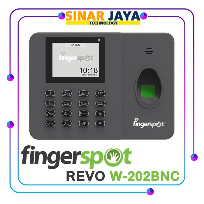 Mesin Absensi Fingerspot Revo W-202BNC (Wifi + Battery)