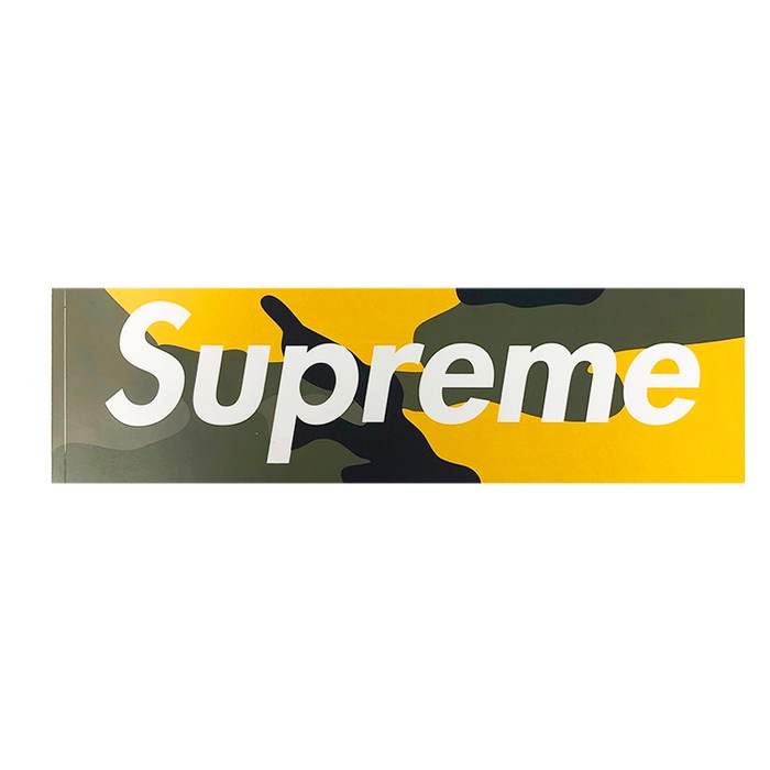 SUPREME STICKER BROOKLYN CAMO GREEN
