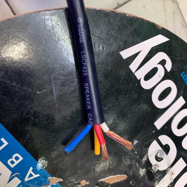 [Art. Y9D] Kabel speaker klotz 4x2.5. Kabel speaker isi 4. Kabel ukuran 4x2.5. Kabel speaker isi 4.