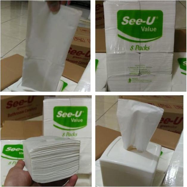 tissue see-u meja atau tissue see-u pop up