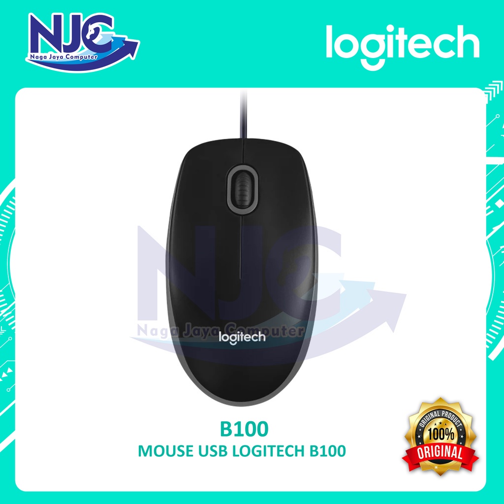 Jual MOUSE LOGITECH B100 ORIGINAL MOUSE USB B 100 | Shopee Indonesia