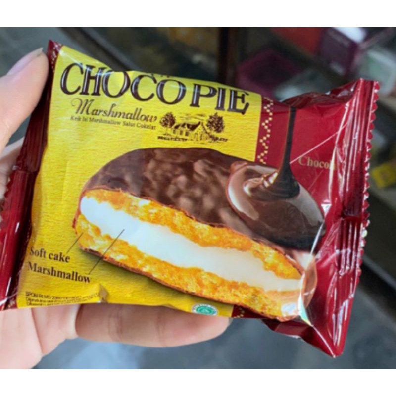 Choco Pie Lotte Chochopie 28gr SATUAN Snack Kue Bolu Cake Sandwich