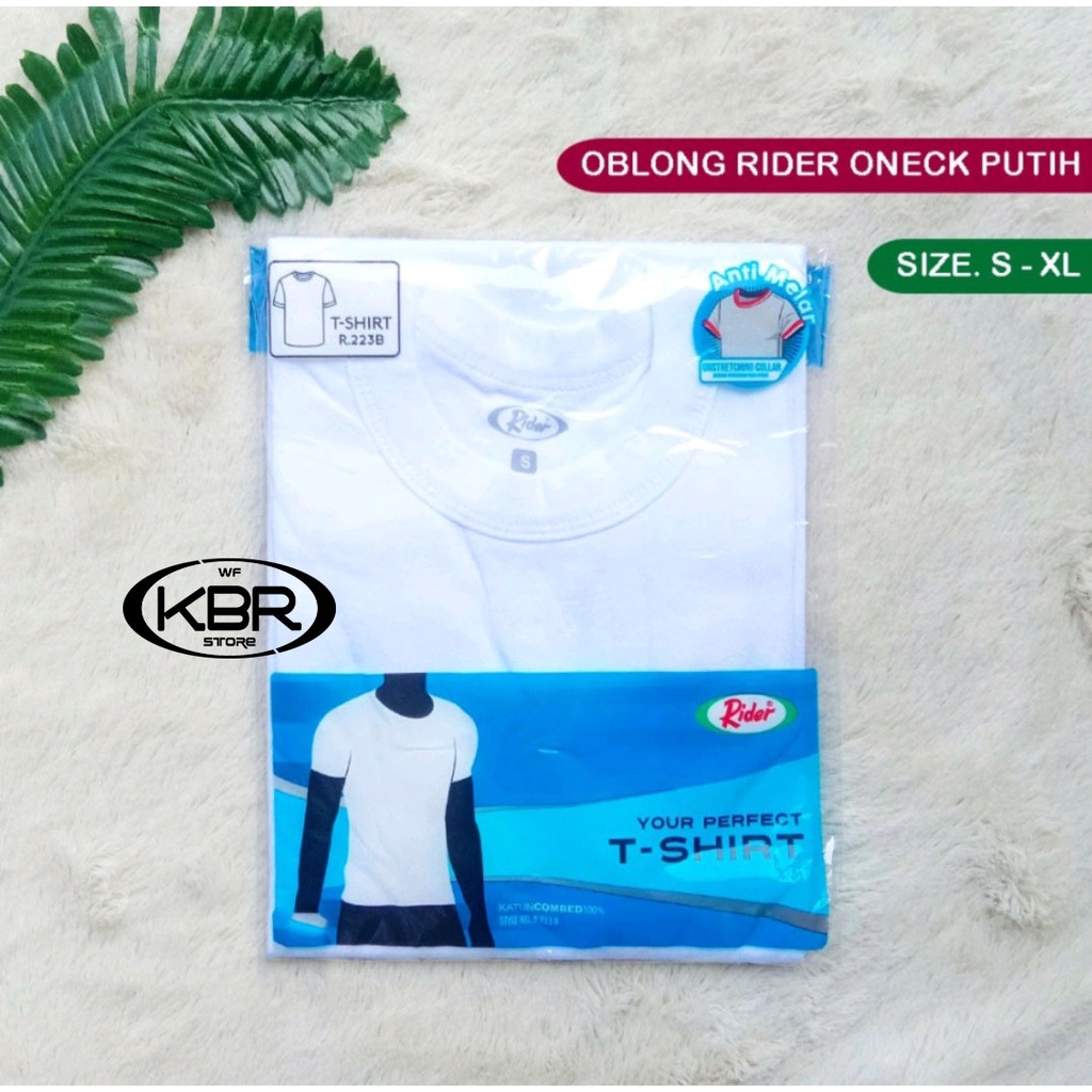 OBLONG RIDER O-Neck / kaos kerja / kaos dalaman pria / kaos oblong pria / kbr store