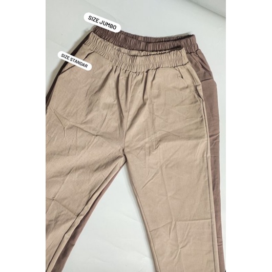 celana kerja wanita strech import /Fuji pants jumbo/standar