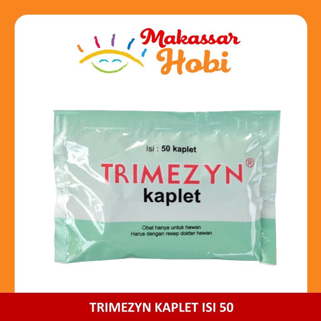 Trimezyn K 50 Kaplet Obat Ayam Ngorok CRD Pilek Sulit Bernapas Medion