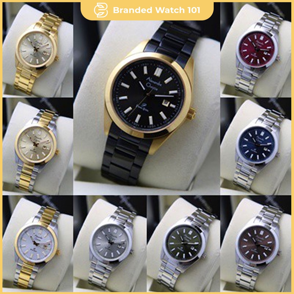 ORIGINAL Jam Tangan Wanita Alexandre Christie Stainles AC 1021 / AC1021 / 1021 Garansi Resmi 1 Tahun
