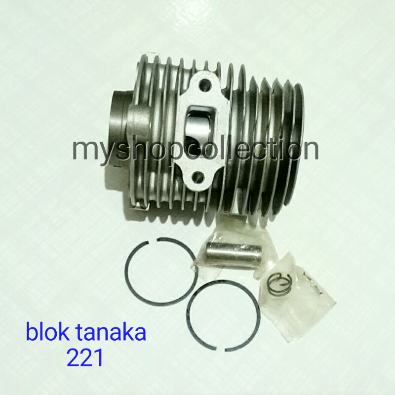 block assy tanaka 221 blok mesin potong rumput