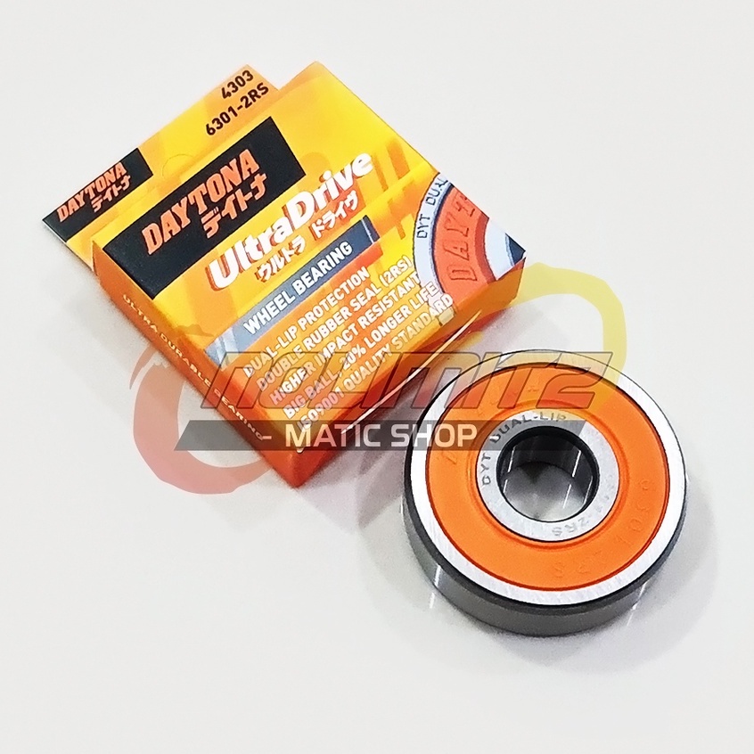 Bearing Daytona 6301 2RS Laher Velg Jupiter MX Satria FU Supra Tiger