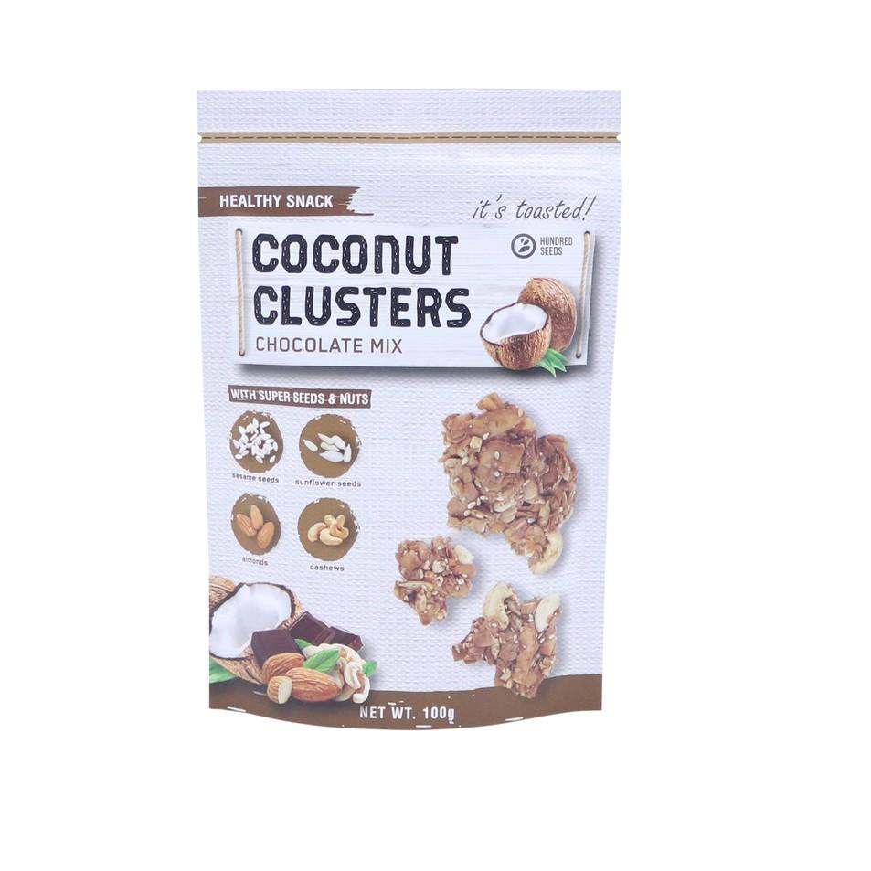 

CODED8p3O--Coconut Clusters - Chocolate Mix 100g